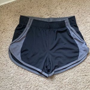 Vintage Reebok Play Dry Black White Athletic Running Shorts Size Small